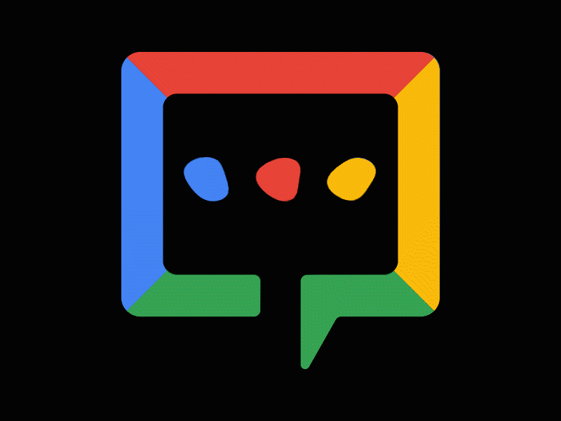 Google Message App Logo animation app brand branding chat color design dribbble dribbble invite flat google ios logo motion specscale typography ui ux vector web