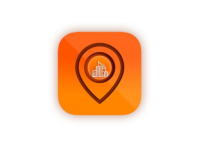 Locate icon app branding design icon illustration logo ux vector