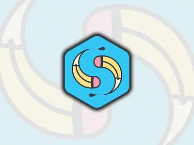 Pencil + S design designer logo illstration illustrator logo logo design pencil s logo vector