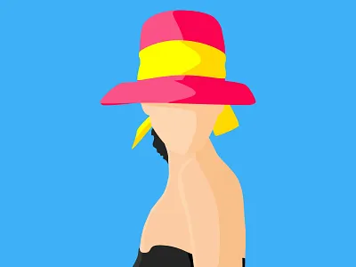 Sunshine happy hat summer sun woman