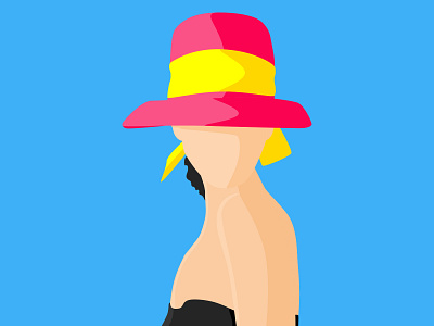 Sunshine happy hat summer sun woman