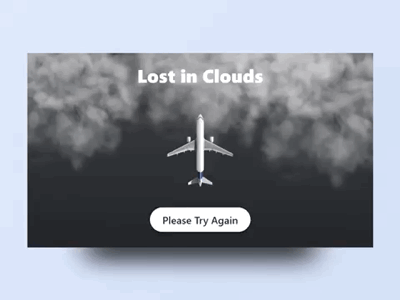 Network Error landingpage ui uitrends ux webdesign