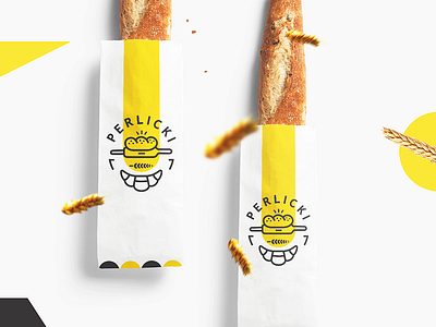 Perlicki / paper bags bakery belcdesign blcstudio bread croissants identity paperbags perlicki piekarnia
