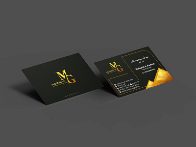 CARD SAMPLE + MG LOGO branding card design graphic illustration logo photoshop vector