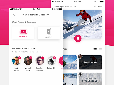 CrowdFilm app applogo apps design development hyper ios iphone logo mobile mobiledesign ui uidesign ux uxdesign