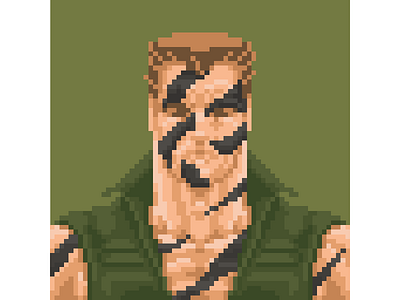 ❧ Pixel Arnold – John 8bit arnold pixel pixelthursday schwarzenegger