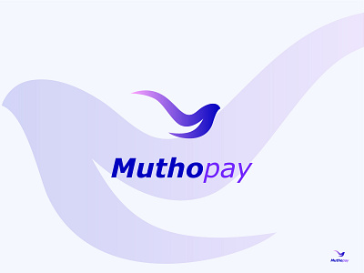 Muthopay logo concept bird logo brand identity design branding illustration logo logo mark logo mark symbol logoclub logocollection logoconcept logocore logodesign logomark minimalist logo vector visual design