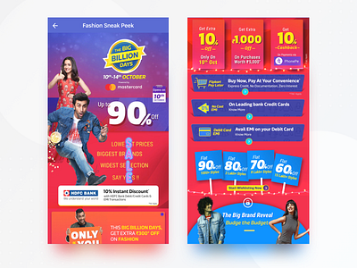 Big Billion Days Intrigue Page 2 bbd big billion days bollywood celebrity design ecommerce flipkart illustration india landing page sale sale flyer shopping ui