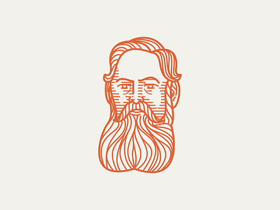 RICHARD BROOKE (1840–1926) • (10/53) engraving icon illustration logo peter voth design vector