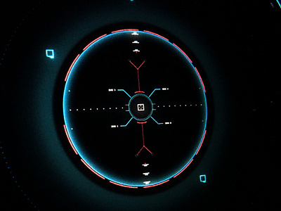 DJS -- MWF: ui cpt.II crosshair data fui hud interface navigation radar scope technology ui