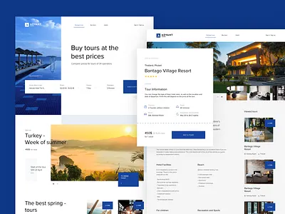 Advant travel clean design landing travel ui ux web web design website