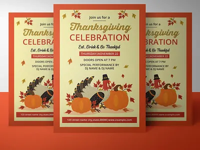 Thanksgiving Invitation Flyer dinner invitation invitations party invitation photoshop template thankgiving invites thanksgiving thanksgiving dinner thanksgiving flyer thanksgiving invite thanksgiving party
