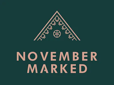 November marked branding identity marked