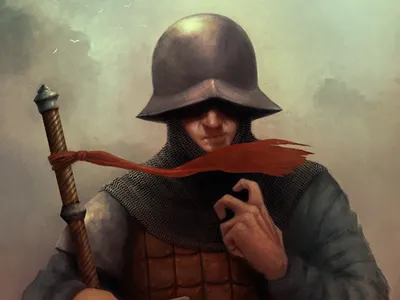 Hedge Knight digital art digital artist fantasy art illustration medieval