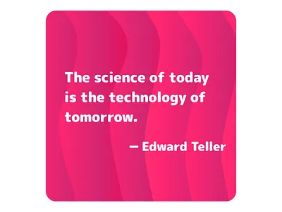 Technology of tomorrow gradient gradient color illustration quote wavey