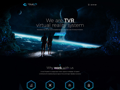 Tvr adobe cc graphic design illustrator landing page photoshop web design web page