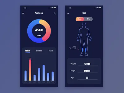 #UI012 Personal data interface personal ui