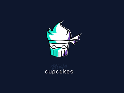 Ninja cupcakes brand brandideas brandidentity branding concept cupcake cupcakes dailylogochallenge design designinspiration graphicdesign illustration illustrator logo logoconcept logoideas logoinspiration ninja vector visualidentity