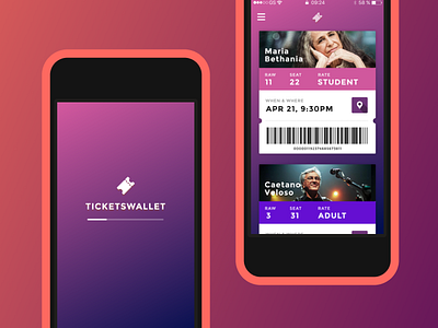 Events & Tickets app app ui ux