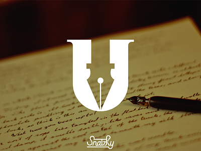 U + Pen brand branding color design flat graphic grid icon identity illustrator logo logos