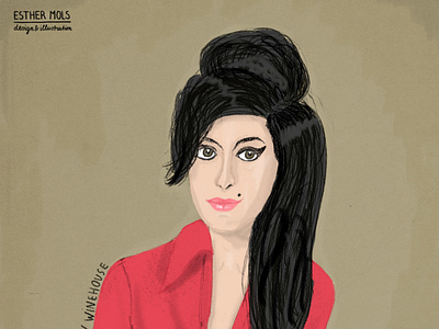 Amy Winehouse amy winehouse illustration portrait portrait art portrait illustration singer superstar