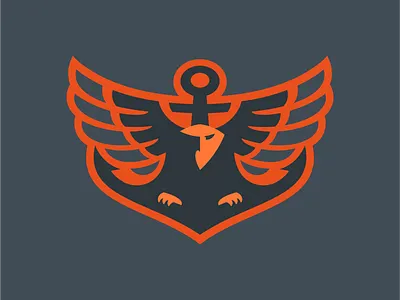 Naval Eagle anchor eagle logo