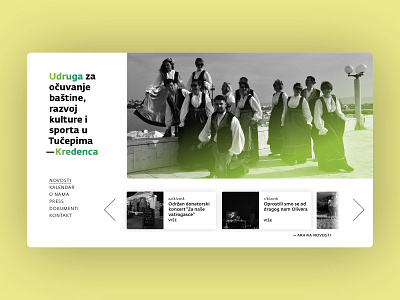Kredenca — local nonprofit organization design homepage local ui ux website