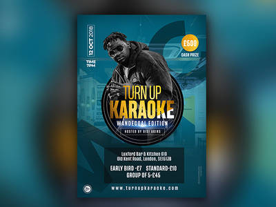 TURNUP KARAOKE SPECIAL EDITION WANDECOAL adobe photoshop cc