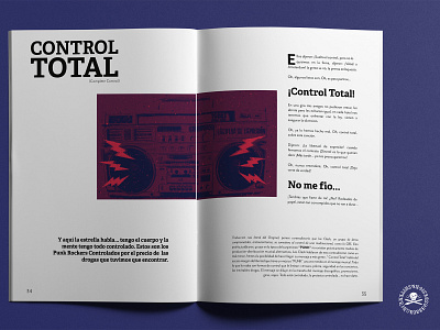 Control Total design editorial design fanzine punk punkrock theclash