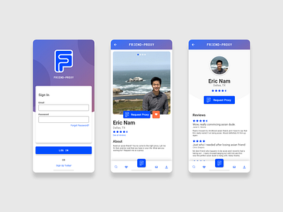 DailyUI:#006 - Profile Page app branding dailyui design flat logo maniac mobile ui ux ux ui ux design