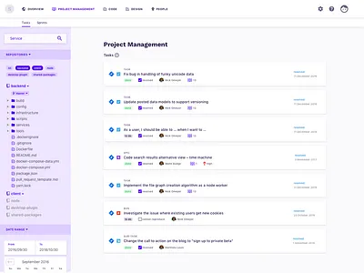 Codebase Documentation App app developer tools product design software ui ux