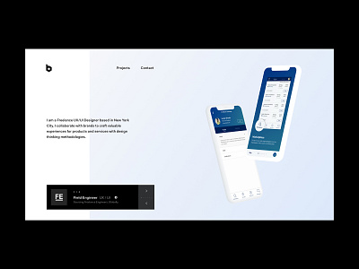 Portfolio Concept Design design minimal ui web web design