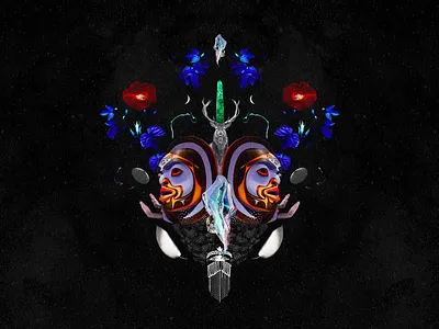 Divine Spark collage digital psychedelic surreal surrealist