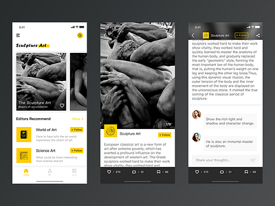 Art APP ui