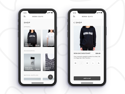 Boba Guys App Concept -- Part 2 boba coffee ecommerce fashion food and drink food app ios milk tea mobile app mobile design product design restaurant app shop app tea ui ux