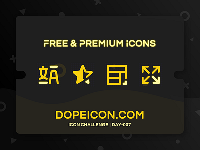 Dopeicon - Icon Showcase 007 animation app branding design dopeicon flat freebies half star icon illustration layout logo translate type typography ui ux vector web website