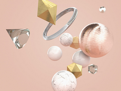 FIG01 3d abstract cgi colors dimension graphic design illustration minimal
