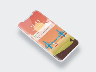 Wallpaper design dribbleshot illustration imessage imessage stickers ios iphone iphone 10 iphonex mpandaarts mpandaphotos ui vector wallpaper