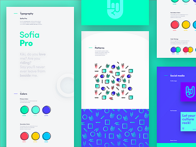 Qulture Rocks Case Study case study colors design interface qulturerocks typography ui write