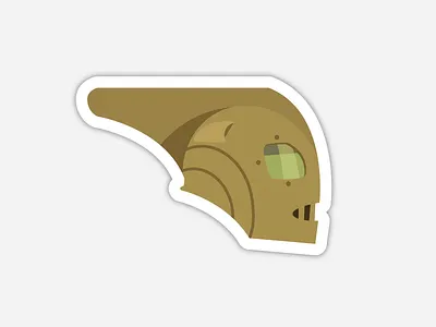 Rocketeer Sticker illustration sticker