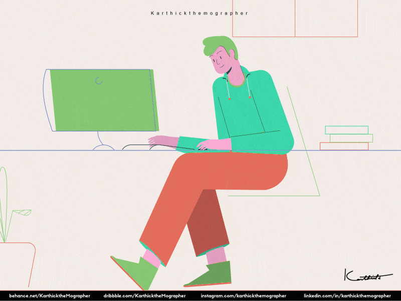 Weekend Workschedule animation business character animation character design design design of the day designing illustration vector weekend work schedule