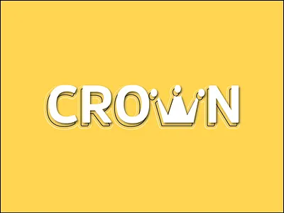 Crown Typography! amsi approach concept crown design illustration illustrator logo type type art type daily typography