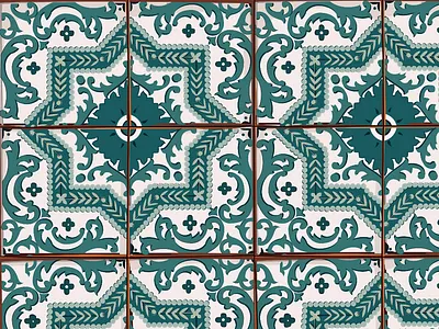 Tile Pattern art design drawing fashion flat vector illustration morocco patten poster textile textiles texture tile vector