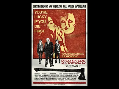 Prey at Night art print collage design poster strangers