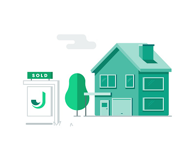 Just Sold illustration vector