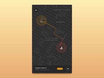 Daily UI 029 / Map daily100 dailyui dailyui029 dailyui29 location map minimal navigation new york ui user interface