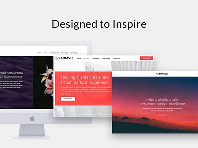 Designed to Inspire animation art direction branding brochure design design icon logo minimal motion graphics responsive responsive design responsive layout typography ui ux vector web website wireframe wireframe design