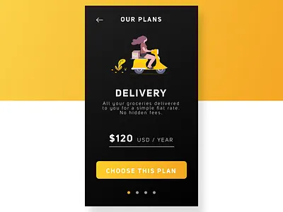 030 030 daily daily ui dailyuichallenge delivery fredy sosa illustration mobile pricing ui ux