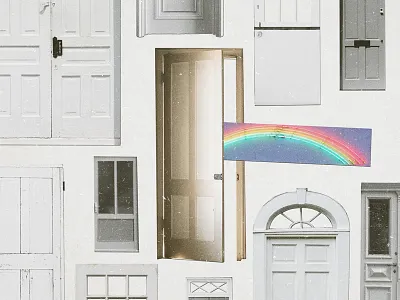 National Coming Out Day collage coming out layout lgbt lgbtq photomontage queer rainbow