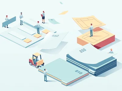 Stedi character illustration isometric vector